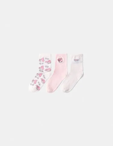 3-PACK OF MY MELODY SOCKS