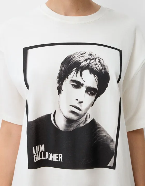 Футболка с принтом Liam Gallagher