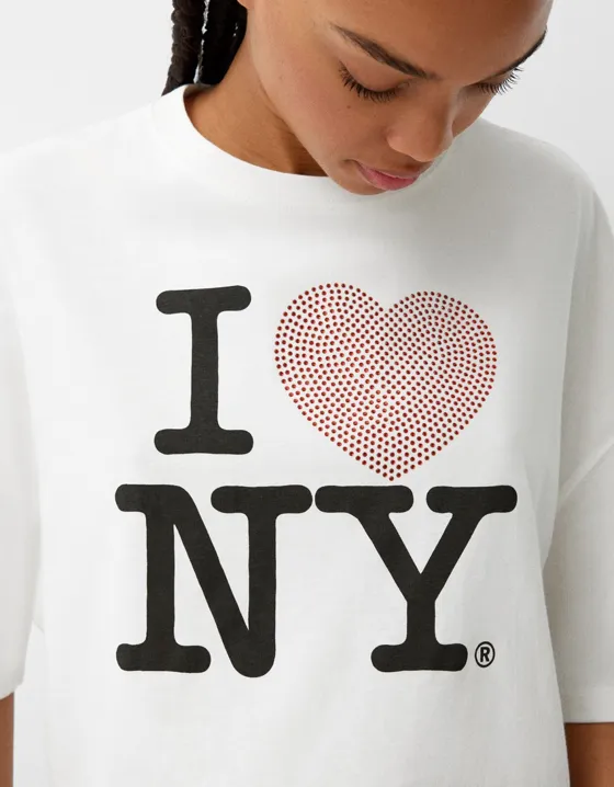 Футболка с принтом I Love New York