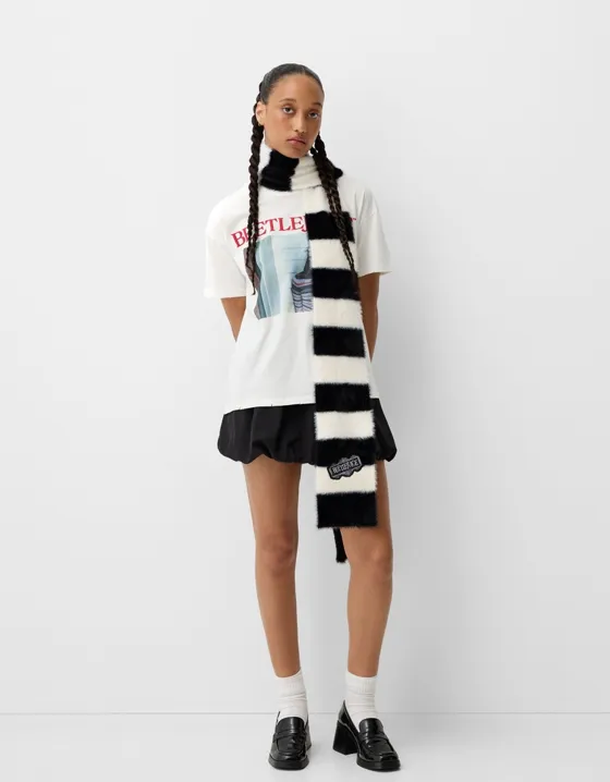 Шарф Bershka x Beetlejuice