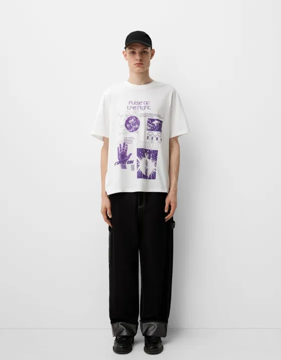 Футболка Bershka Wearable Art