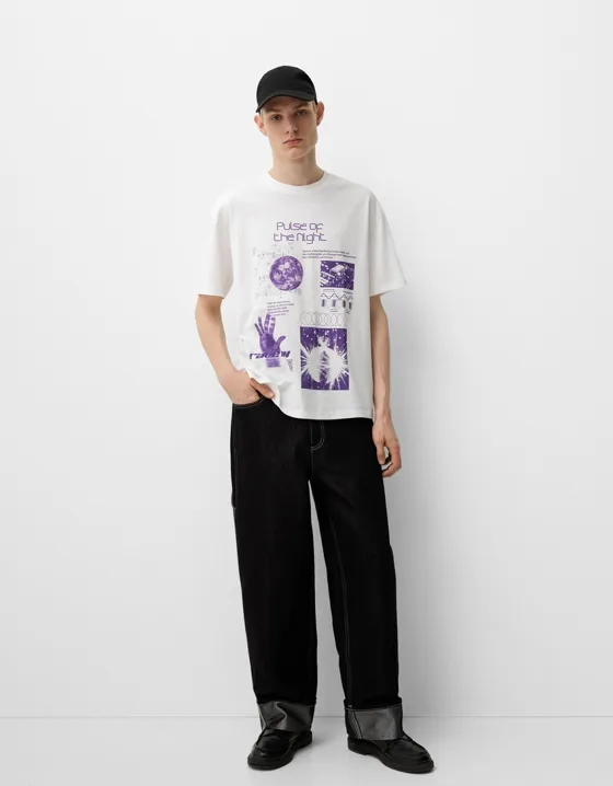 Футболка Bershka Wearable Art